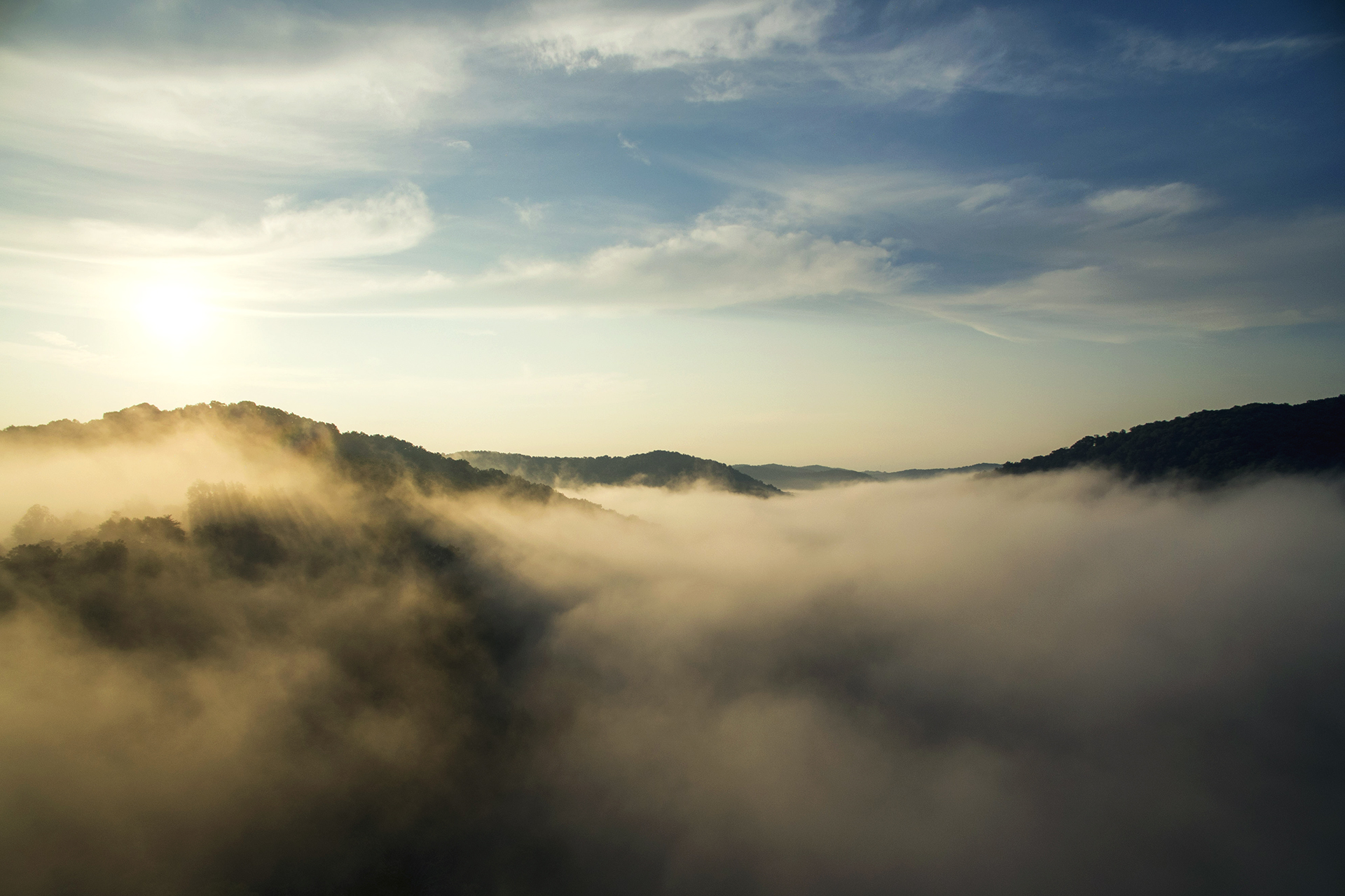 Cedar Creek Aerial West Virginia State Parks West Virginia