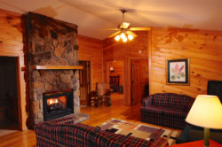 Babcock State Park Vacation Cabin interior