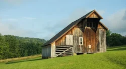 The Farm Barn featured in Watters Smith Memorial State Park.