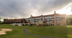 Lodge at Cacapon Resort State Park. The newest lodge in the West Virginia State Parks system, Cacapon Resort’s 120-room luxury lodge sits at the foot of Cacapon Mountain. With indoor and outdoor dining, a spa, indoor swimming pool and a view of the park’s golf course
