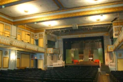 Inside the Apollo Theater.