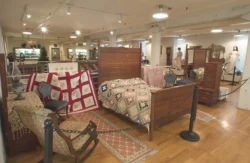 Inside of the Blennerhassett Island Historical State Park Museum.