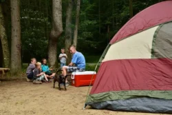 Family camping trip