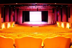 interior of the theater at the Chuck Mathena Center