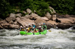 Whitewater rafters on the New River