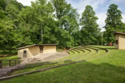 Outdoor amphitheater at North Bend State Park
