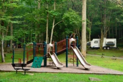 Children's playground at Holly River State Park