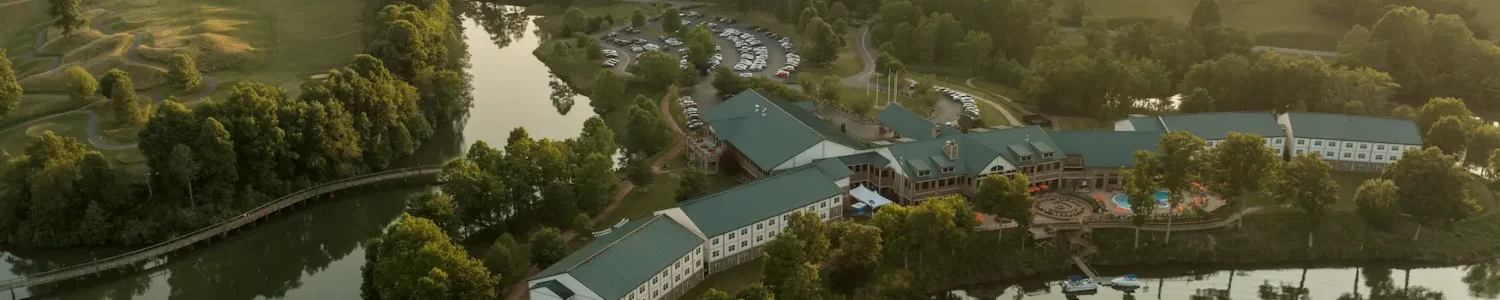 Aerial view of Stonewall Resort