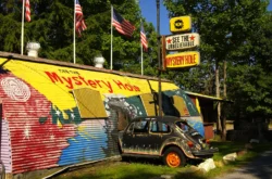 Exterior shot of The Mystery Hole