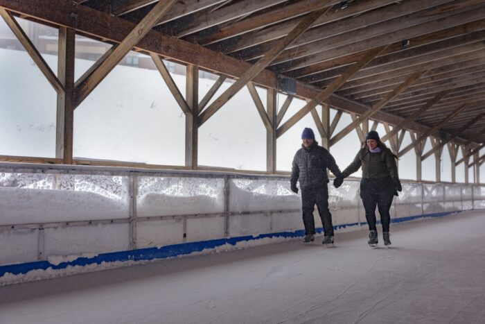 Canaan Valley Resort State Park, couple ice skating