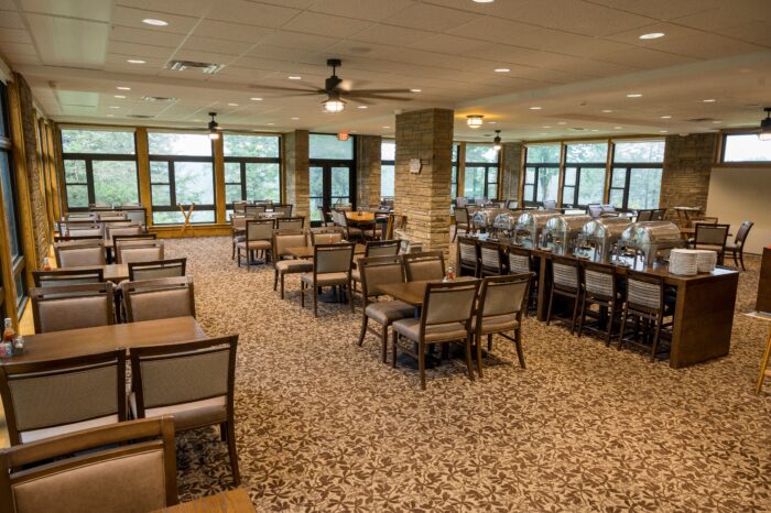 Blackwater State Park Lodge, dining room