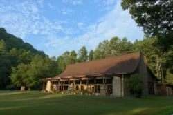 An image of a cabin at Chief Logan State Park