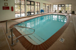 The indoor pool at Blackwater Falls State Park lodge
